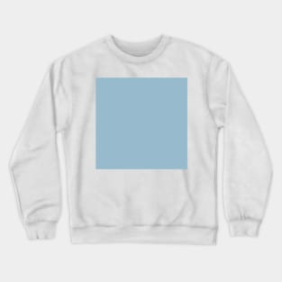 Solid Freeze Light Blue Gray Monochrome Minimal Design Crewneck Sweatshirt